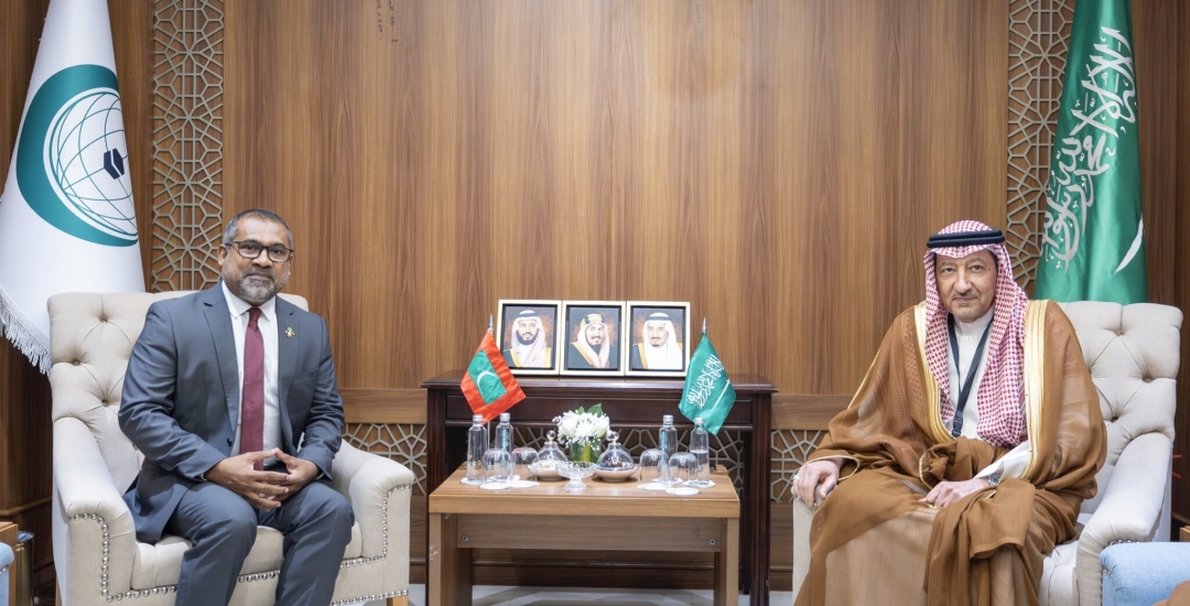Minister of Foreign Affairs of Maldives meets with the Vice Minister of Foreign Affairs of Saudi Arabia